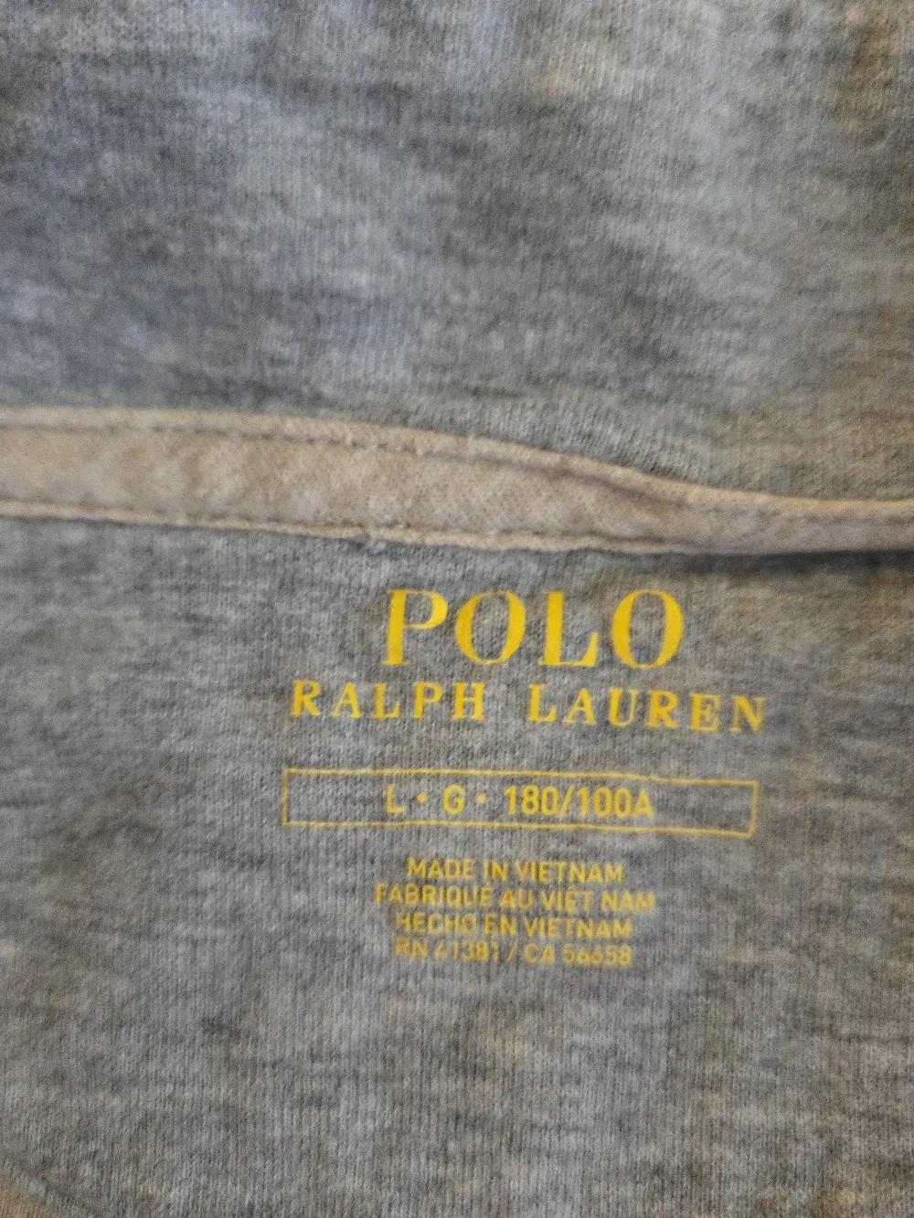 Ralph Lauren Luxury Jersey Quarter-Zip Pullover Dune Oatmeal Heather EB3